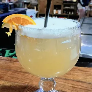 a glass of orange juice