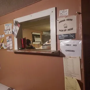 a view of the kitchen