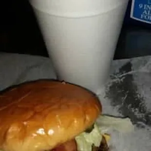 Our poplar bacon cheeseburger