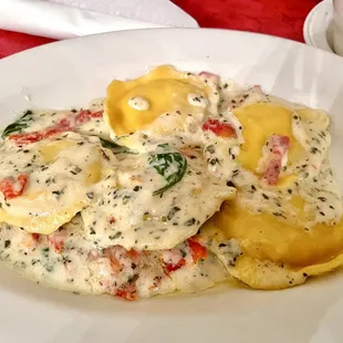 Lobster Ravioli.