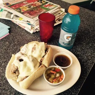 Italian beef. Very good.