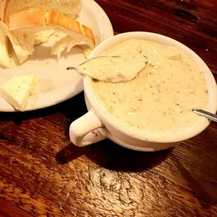 The freshest clam chowder.