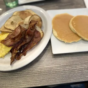 bacon and pancakes