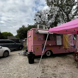 Truck outside