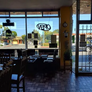 a view of the outside of the restaurant