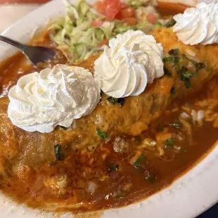 Burrito / Ground Beef / Sour cream