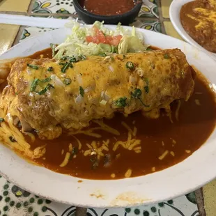 Shredded Beef Chimichanga