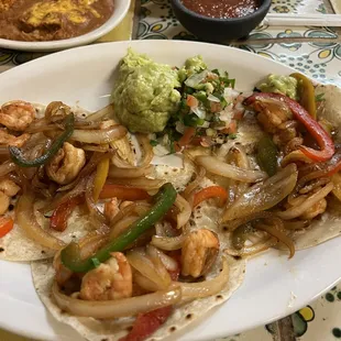 Shrimp Fajita Tacos