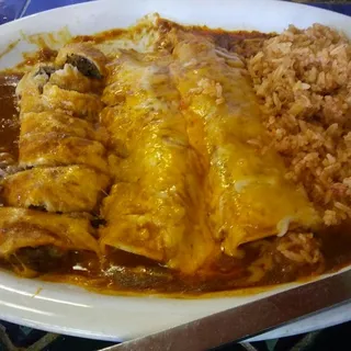 Shredded Beef Enchiladas