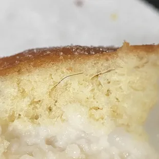 HAIR INSIDE BREAD
