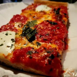 Grandma&apos;s pizza slice