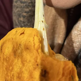 cheese pull beef patty