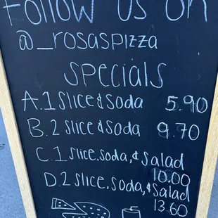 Lunch specials available all day