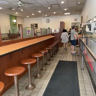 interior, sushi and sashimi