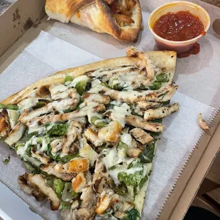 Chicken Caesar Pizza