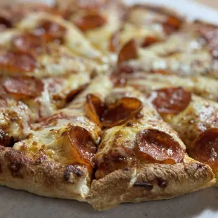 Pepperoni extra sauce!