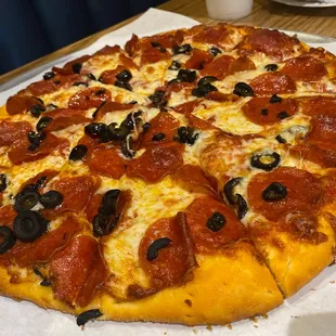 My favorite!! Pepperoni olive