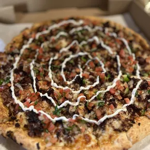 Carne Asada Pizza