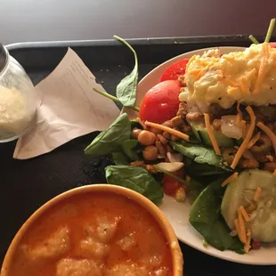 1-trip soup and salad