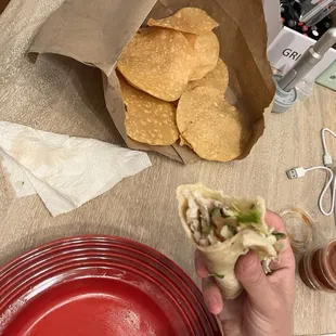 food, burritos and wraps