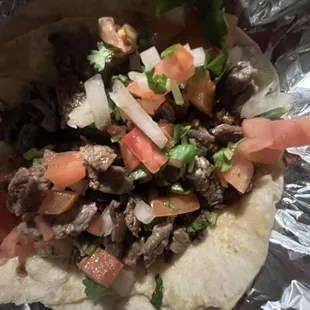 Asado taco