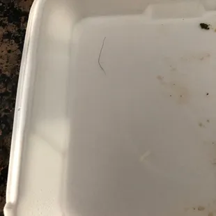 Hair in my food