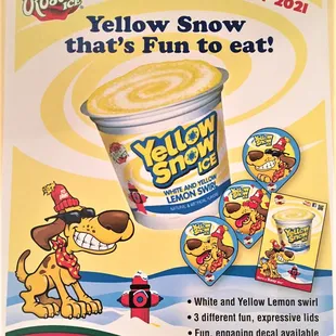 Coming in March 2021 - Yellow Snow - WHAT?! https://www.rosatiice.com/