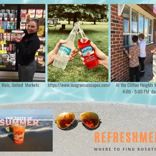 Rosati Italian Water Ice &amp; Seagrams Escapes Italian Ice Variety Pack.