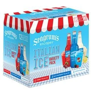 @SeagramsEscapes Italian Ice Variety Pack adult beverages.www.seagramsescapes