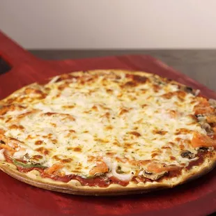 Thin Crust Veggie Pizza