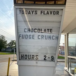 Today's flavor!