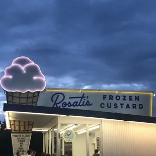 A beacon in the almost night sky