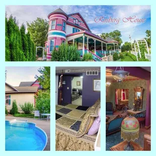 Rosberg House Bed and Breakfast call 785-250-0508 to make reservations.
