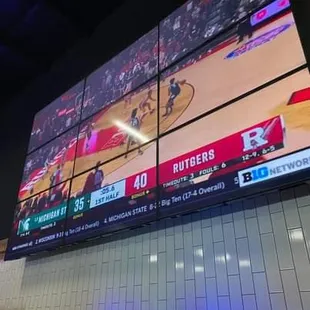 Over 40 TVs at our bar!