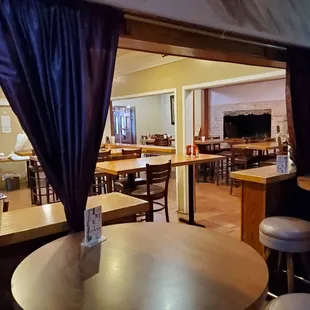 a man in the background