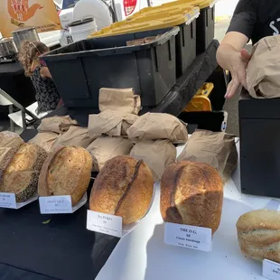 Look at those lovely sourdough loaves!