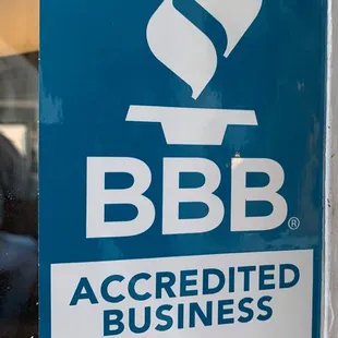 A+ Rating in 2 years of accreditation. Very Proud!