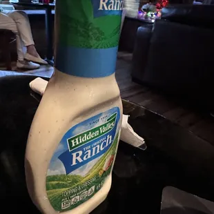 When you ask for ranch, you get the whole bottle.