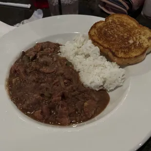 Red Beans and Rice.