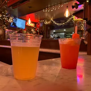 Big Stick Drink &amp; a beer.