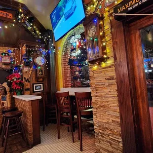 the inside of the restaurant