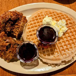 Scoe's #1 (1/4 Chicken &amp; 2 Waffles)