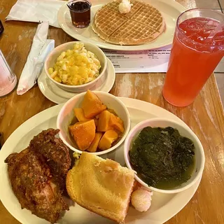 23. Candy Yams, Greens & Cornbread