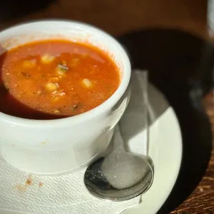 Minestrone soup. Daly soup special