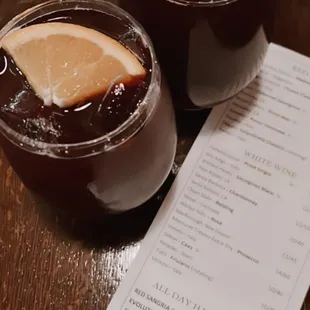 Sangria - happy hour all day!