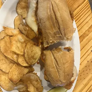 Chicken park and homemade chips