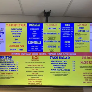 New menu 9/2022