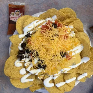 Ground Beef Chili Nachos