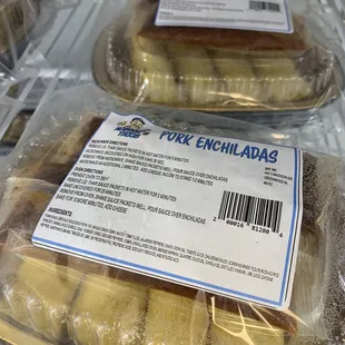 Frozen enchiladas