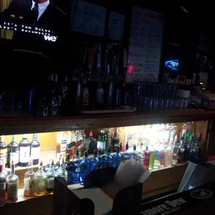 Dark pic of the bar. Tech n9ne on the juke box. Hell yes